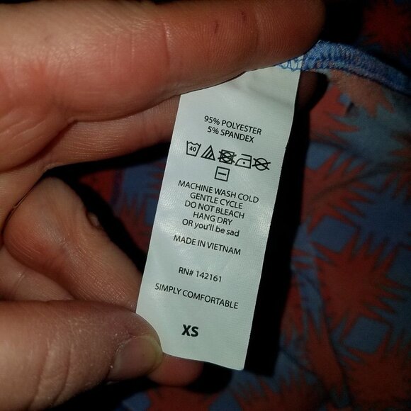 LuLaRoe Maxi Skirt Long Full-Length Size XS Blue Coral Geometric Pattern - Picture 4 of 6